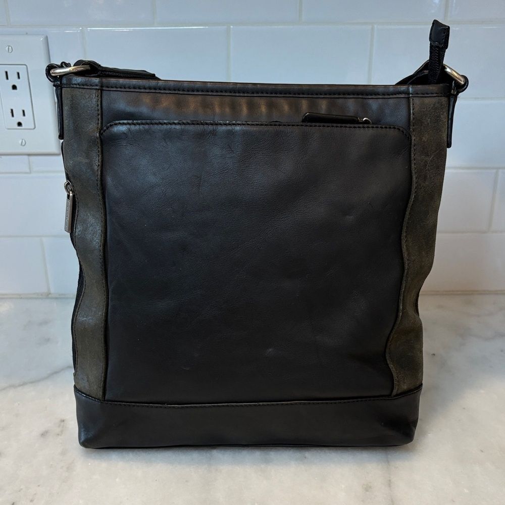 Coach Crossbody Purse Handbag Leather Camden Suede Messenger Bag Pocketbook - Picture 5 of 16